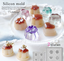 Load image into Gallery viewer, Silicone Mold SET of 2, Pudding Mold (2 Mold Sizes in a Set), Miniature Pudding Mold SET