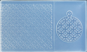 Silicone Mold for Silver Clay Jewelry (Interlocking Pattern)