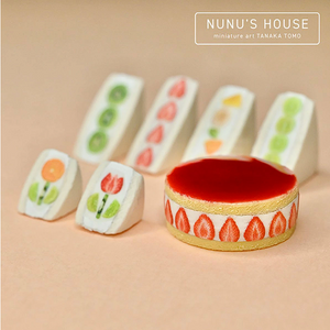 Mini Fruits Resin Sticker Seal for Clay and Resin Crafts