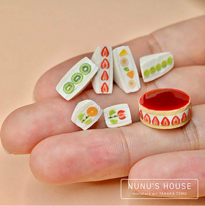 Mini Fruits Resin Sticker Seal for Clay and Resin Crafts