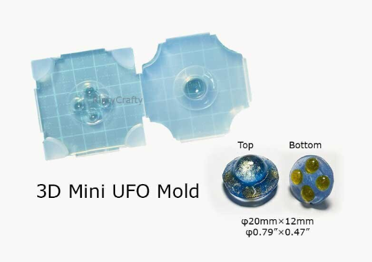 3D Miniature UFO Silicone Mold