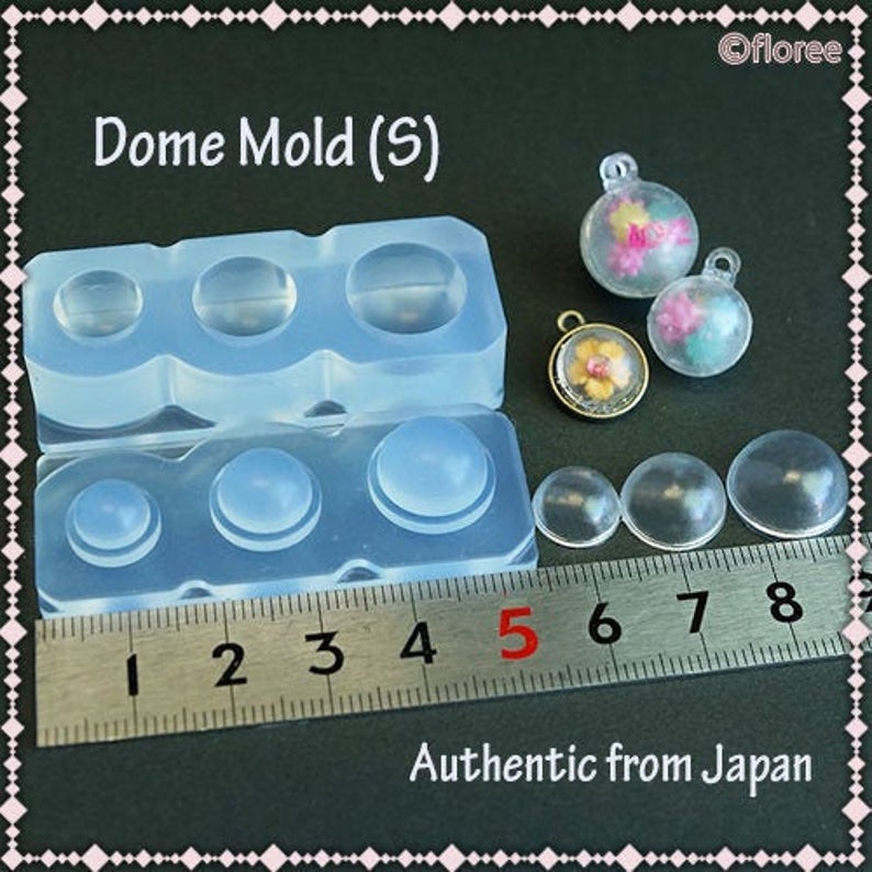 S) Hollow Dome Round Silicone Mold – RintyCrafty