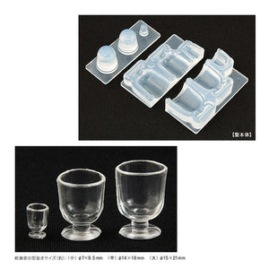 Miniature Goblet Cup Silicone Mold (1:12 Scale Compatible)