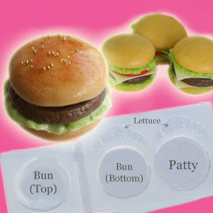 Hamburger Silicone Mold (L size)