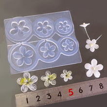 Load image into Gallery viewer, Miniature 3D Plumeria Flower Silicone Mold