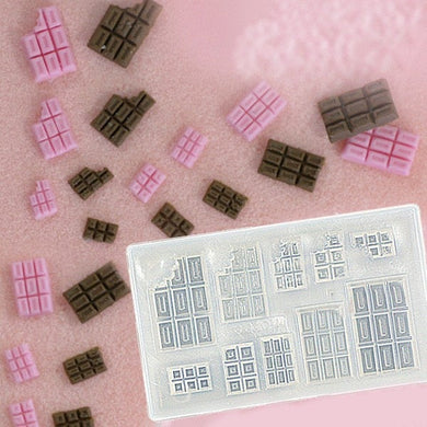 Miniature Chocolate Bar Silicone Mold
