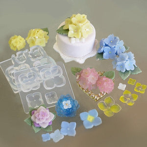 3D Miniature Flower Petals Silicone Mold