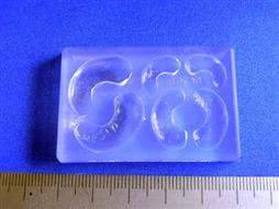 Miniature Cashew Nut Silicone Mold