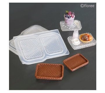 Miniature Basket Tray Silicone Mold