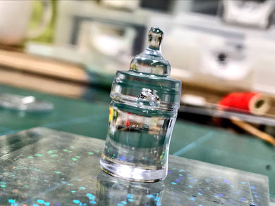 Miniature 3D Milk Bottle Silicone Mold
