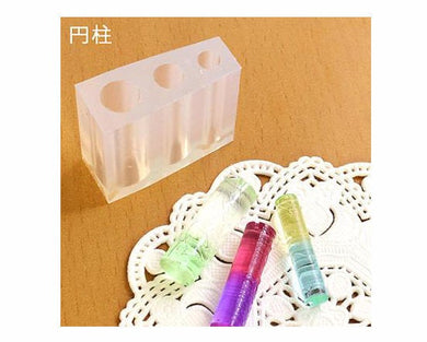 Jewelry Making Round Sided Cylinder Silicone Mold