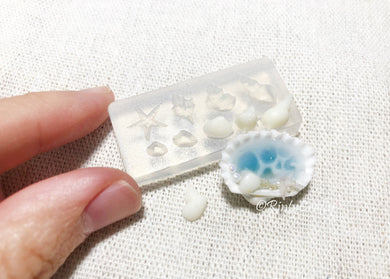 Miniature Sea Shells Silicone Mold