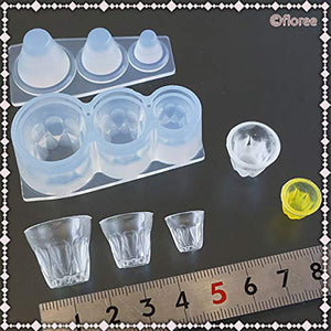 3D Drinking Glass Cups Silicone Mold