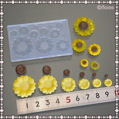 3D Miniature Sunflower Silicone Mold