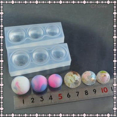 Half Sphere Silicone Mold For Jewelry Making (M size)