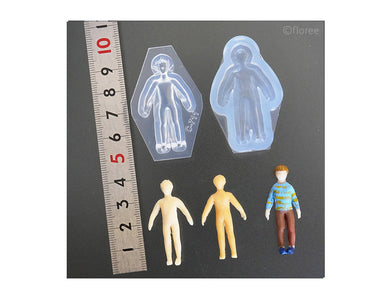 1/28 Scale Miniature Human Silicone Mold C-711