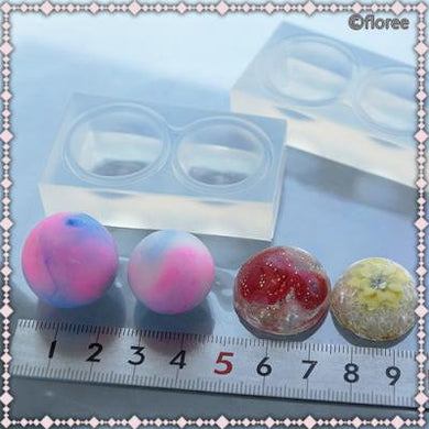 Half Sphere Silicone Mold For Jewelry Making (L size)