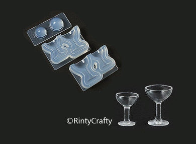 Miniature Cocktail Glass Silicone Mold