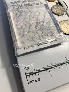 Miniature 2D Parrot Motif Silicone Mold