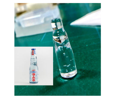 Miniature Ramune Glass Bottle Silicone Mold
