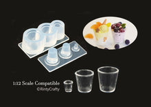 Load image into Gallery viewer, Cafe Drinking Glass Silicone Mold (1:12 Scale Compatible)