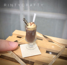 Load image into Gallery viewer, Miniature Soda Ice Drink Glass with Ice Cubes Silicone Mold