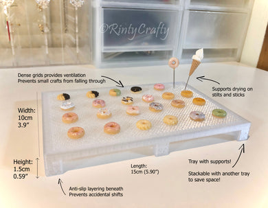 Clay Drying Tray (Craft Tools) 2 Types: Base Tray / Stackable Tray