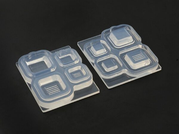 3D Mini Takeaway Food Container with Lid Mold for Miniature Crafts, Fake Food (UV Resin / Epoxy) Authentic Made in Japan (1:12 Scale)